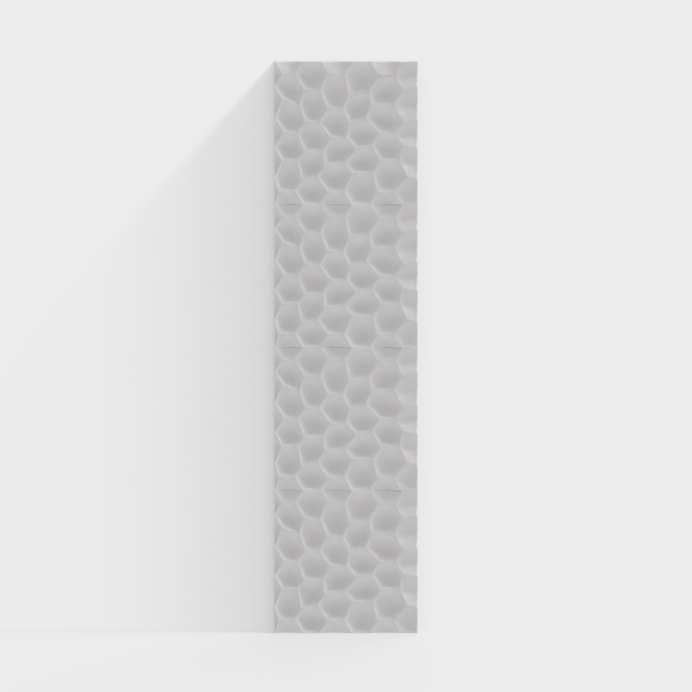 Artistic modeling wall panel