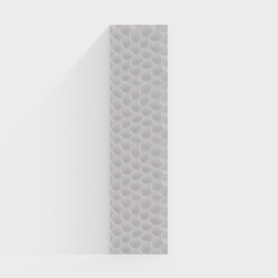 Hexagonal Honeycomb Wall Panel 3D model