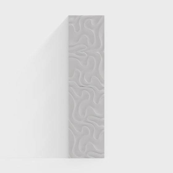 Streamlined Wall Panel 3D model