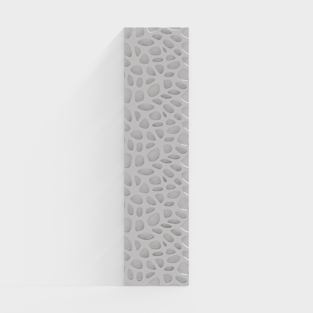 Rocks Texture Wall Panel 3D model