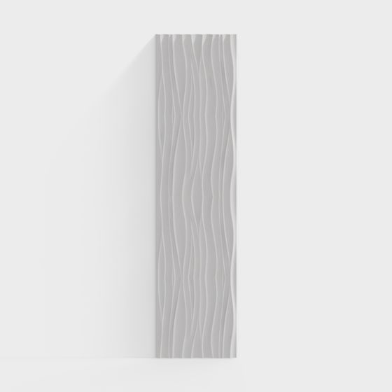 물결 모양 몰딩 벽 패널