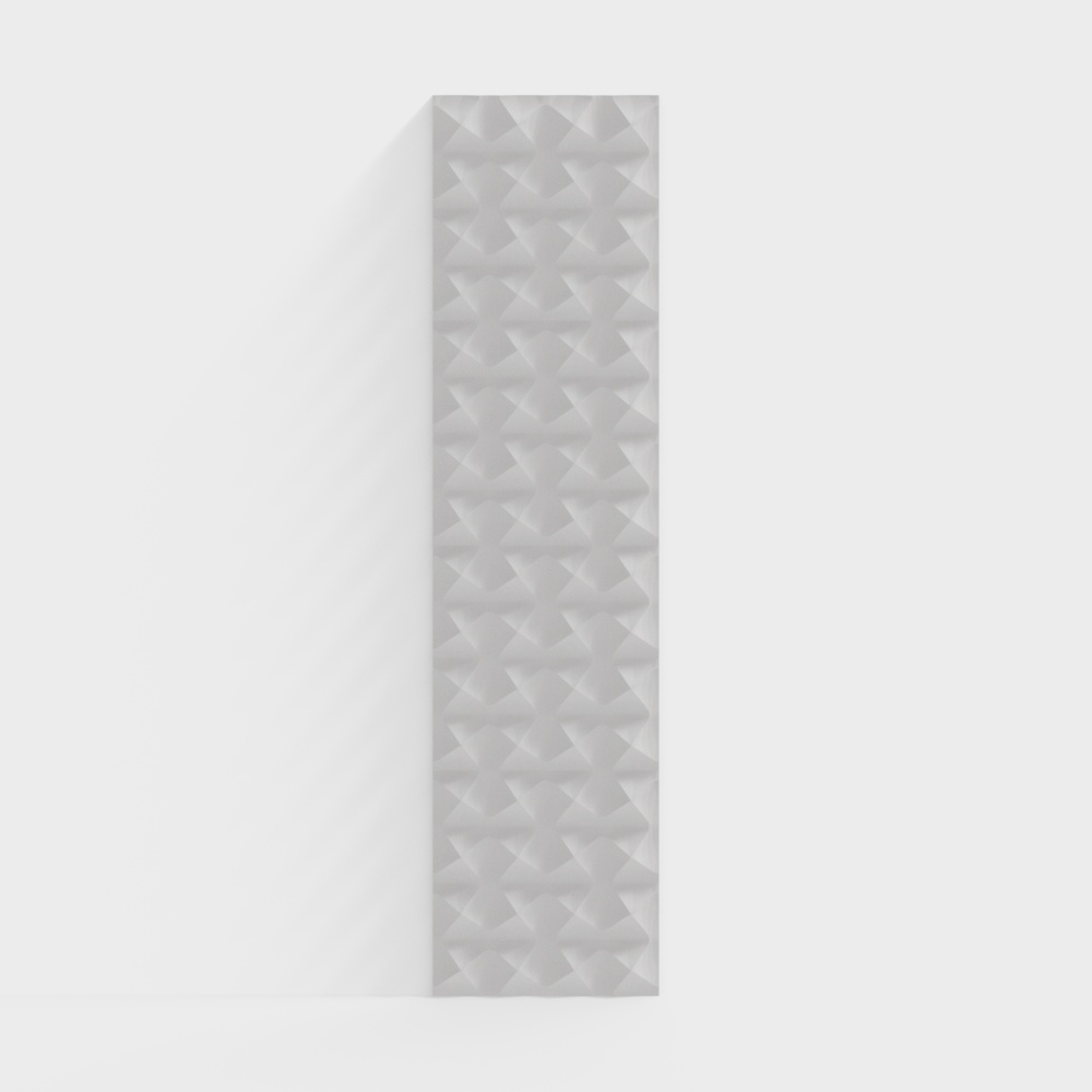 Three-dimensional molding wall panel