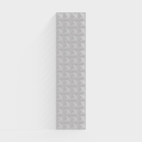 Diamond Textured Wall Panel 3D model