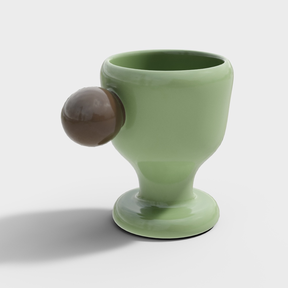 Sunrise Egg Cup 3D Model
