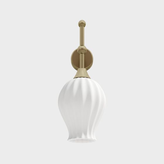 Modern Golden Sconces for Pastoral Wind