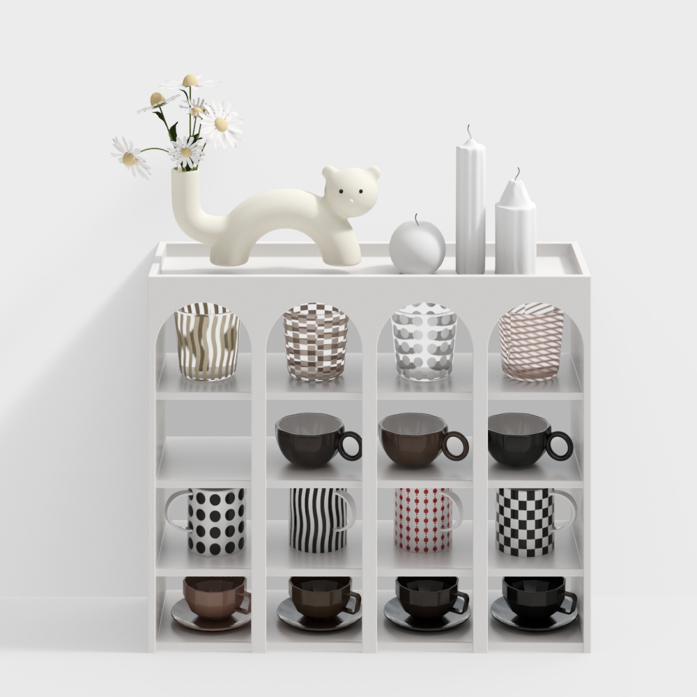 Water bottle storage rack