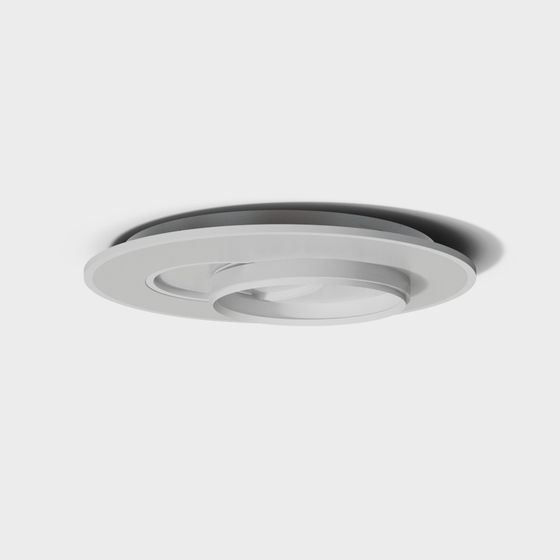 Sleek Embedded Lighting Fixture 3D model