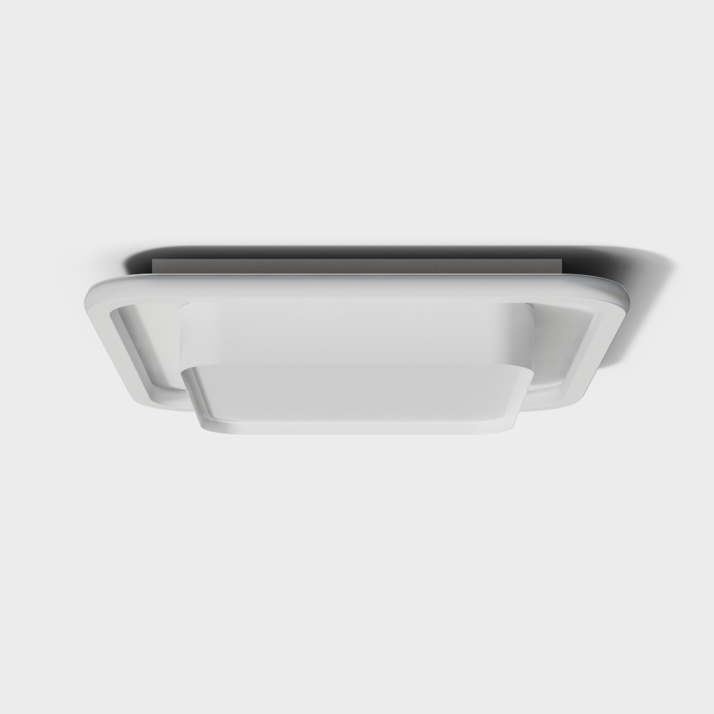 Modern minimalist square ceiling light