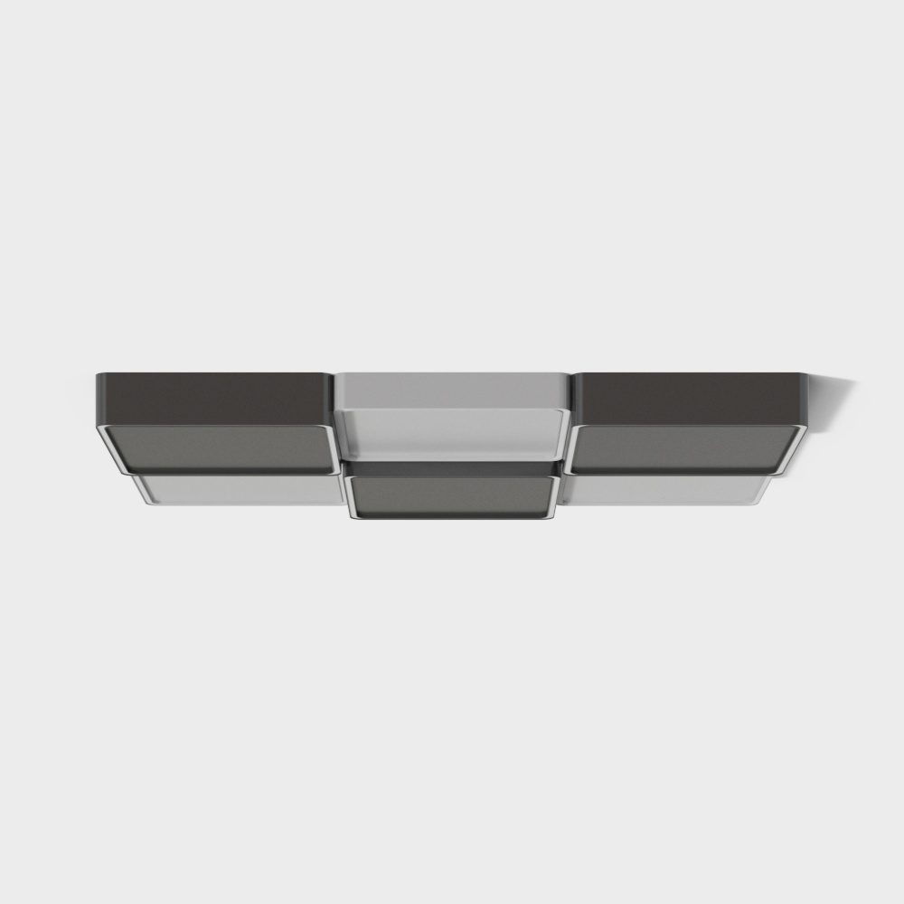 Современные потолочные светильники в форме шахматной доски