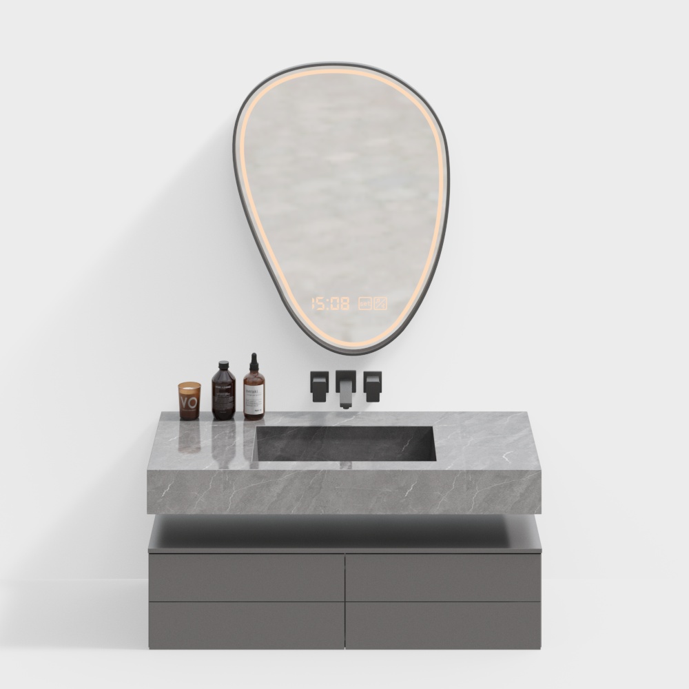 Moderne einfache Badezimmermöbel