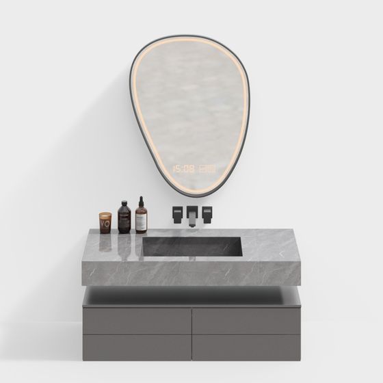 Moderne einfache Badezimmermöbel