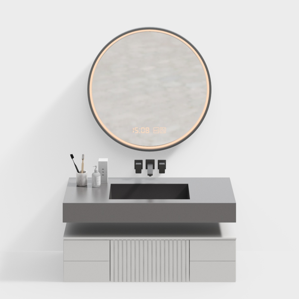 Modern simple bathroom cabinet