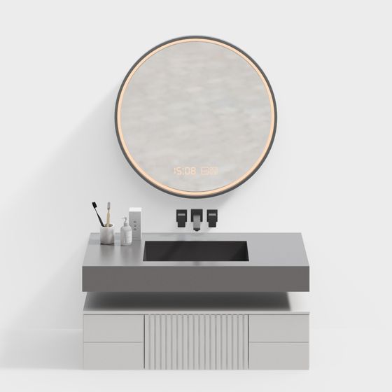 Modern Bathroom Vanity 3D model