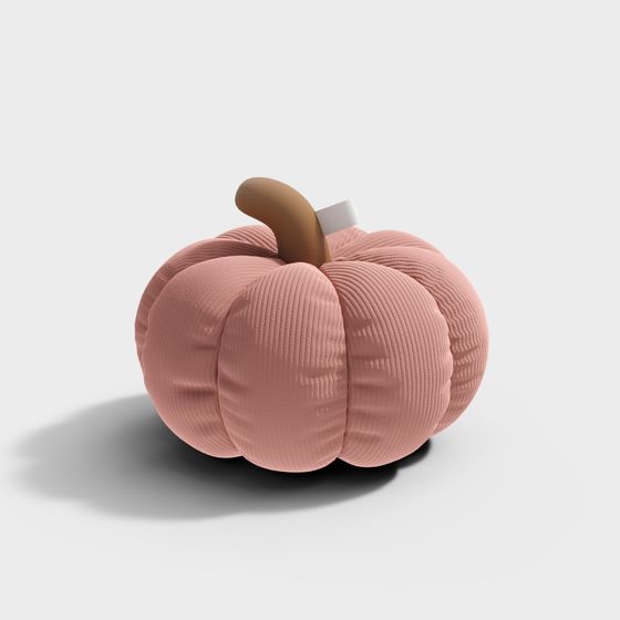 Charming Pink Pumpkin 3D Model for Creative Projects