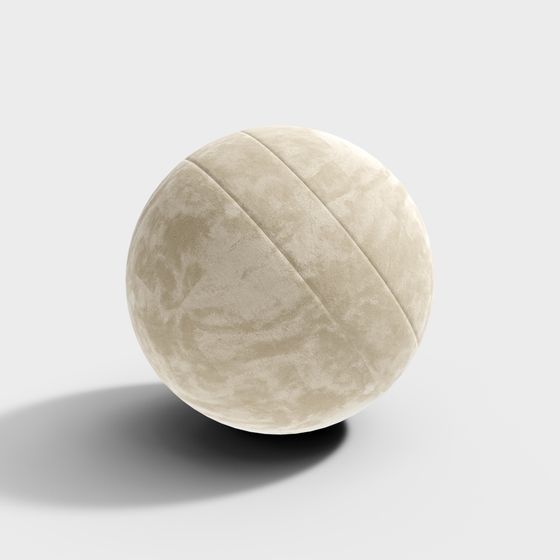 Suede Basketball 3D model