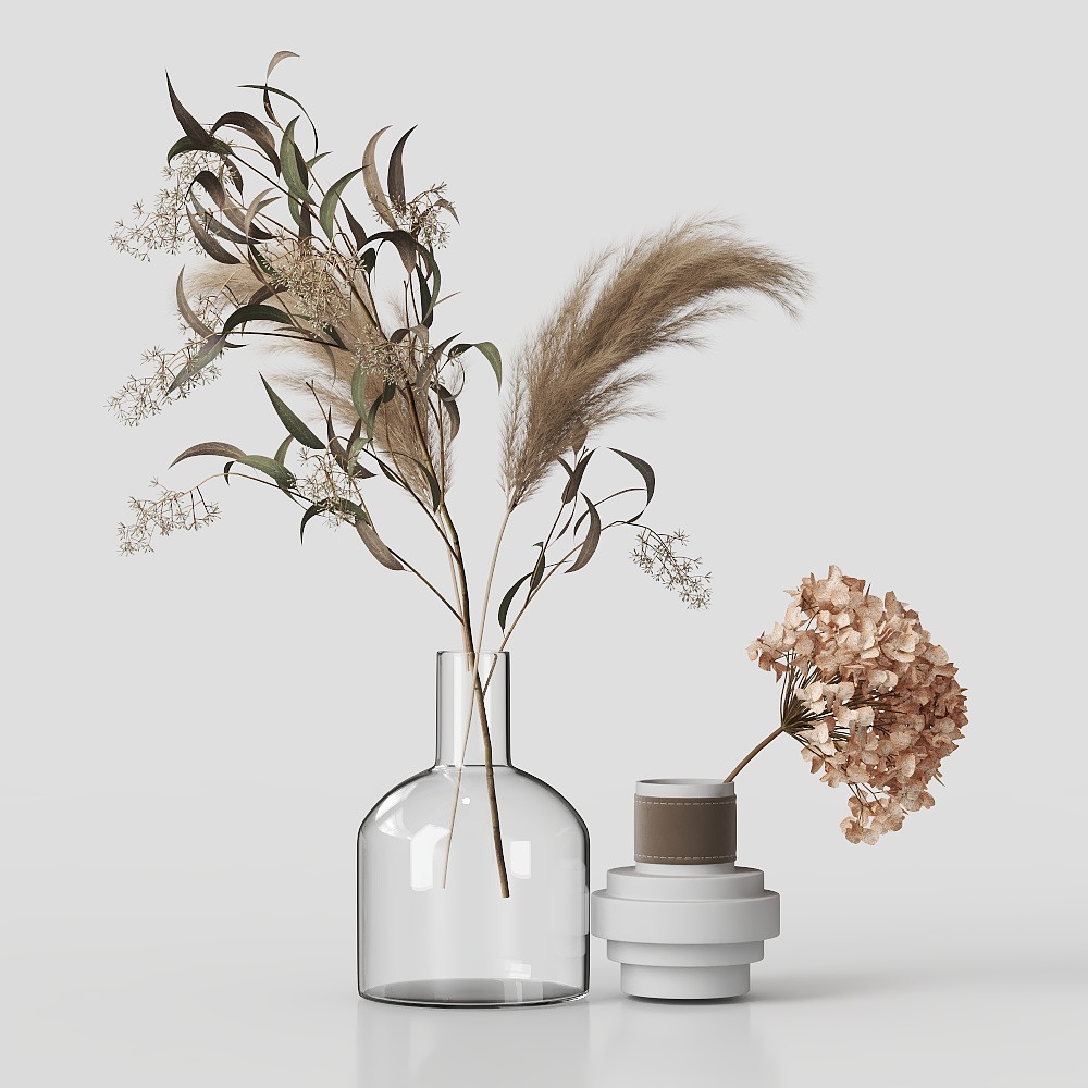 현대 말린 가지 장식