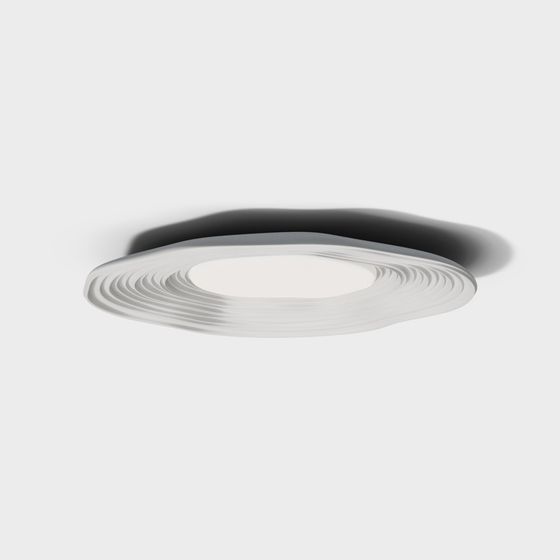 Ripple Ceiling Light 3D model for Modern Interiors