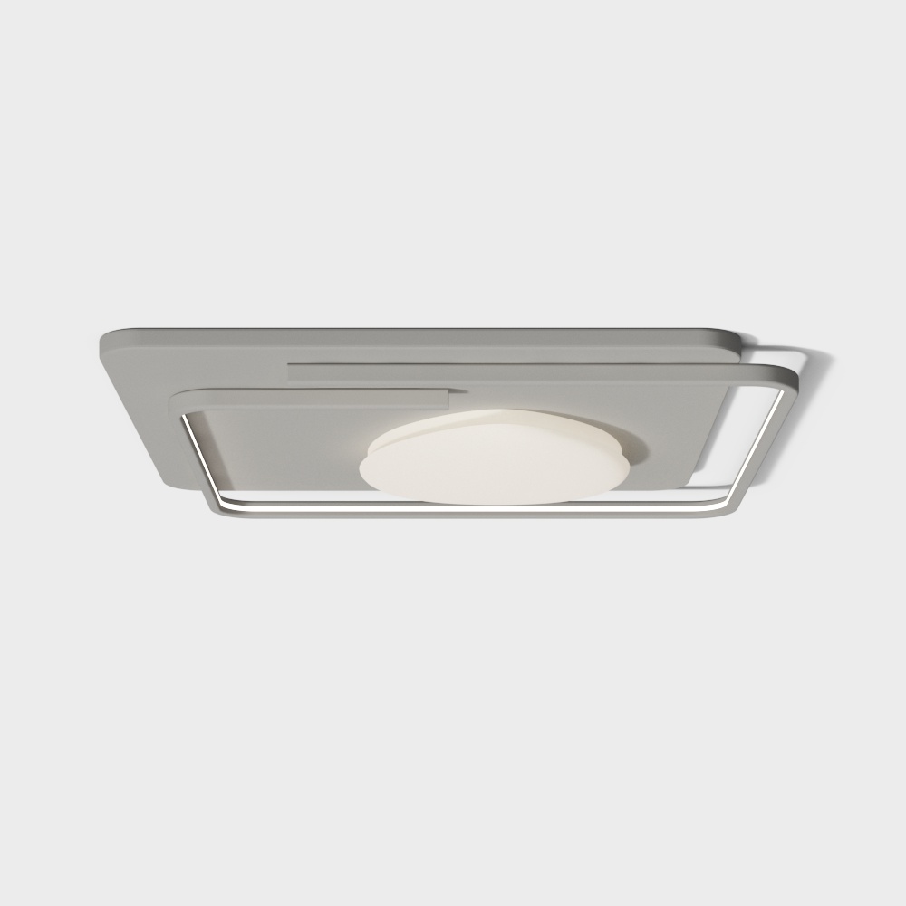 Modern cream style square ceiling light
