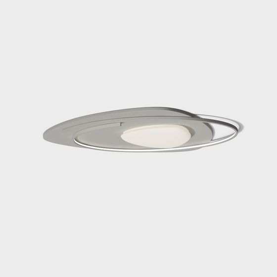 Sleek Embedded Light Fixture 3D model