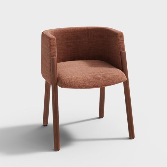 Cozy Reading Chair 3D model