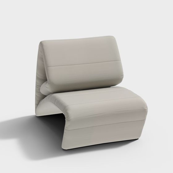 Streamlined Sofa 3D model