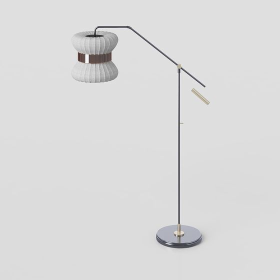 Elegant Floor Lamp 3D Model Design for Modern Interiors