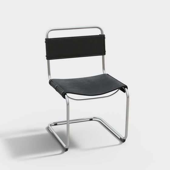 Elegant Minimalist Chair 3D model for Modern Design