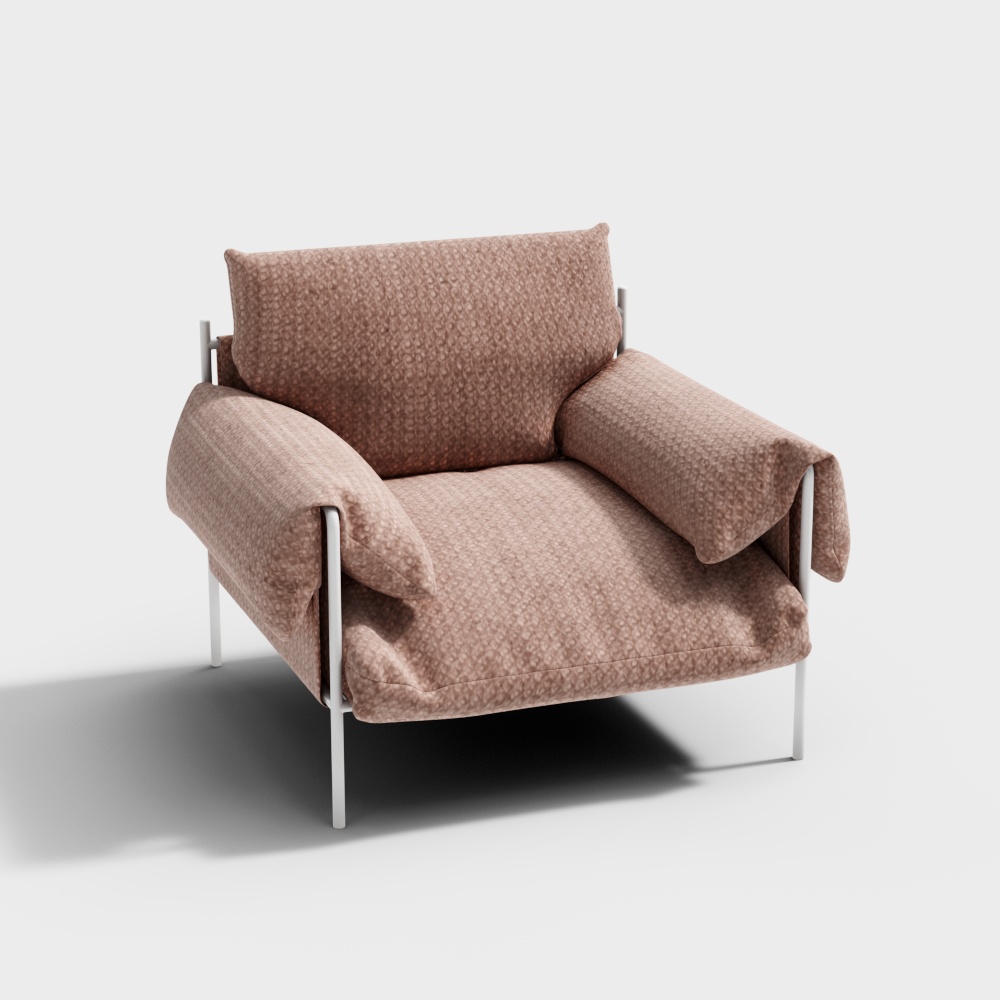 Cassina Modern pink lounge chair