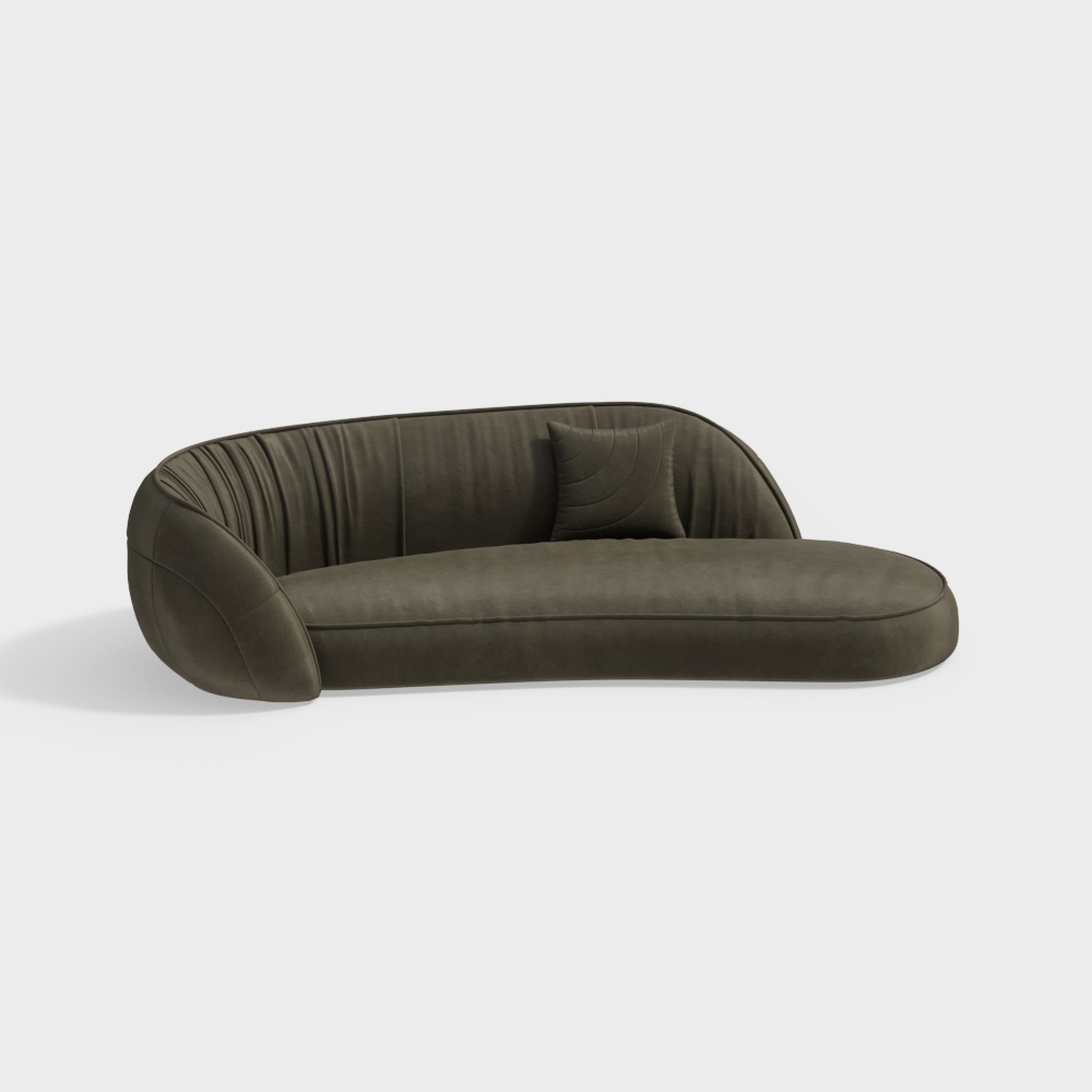 BAXTER Modern Dark Multi-person sofa