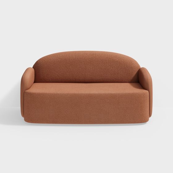 Canapé d'amour rose moderne