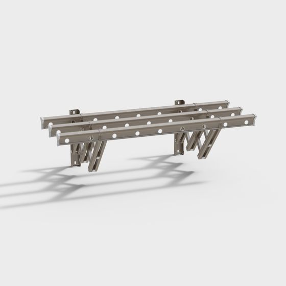 Industrial Bracket 3D model for Modern Design