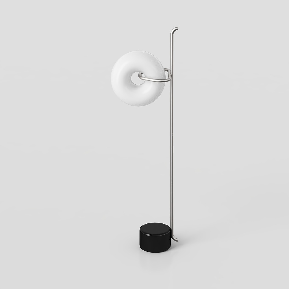Modern Minimalist Low-Poly Lamp – White Frosted Shade