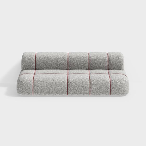 Stylish Modern Sofa 3D model for Interior Design