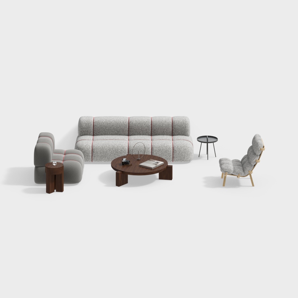 B&B Modern sofa and coffee table set