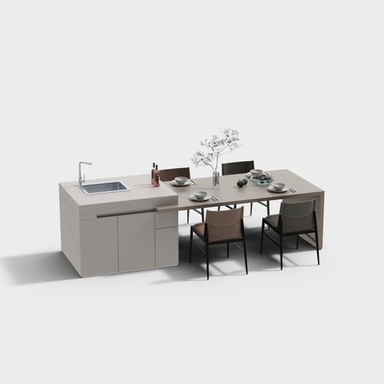 Urban Kitchen 3D model