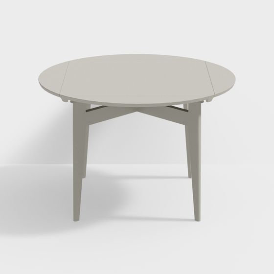 Low Poly Round Table 3D model for Modern Design
