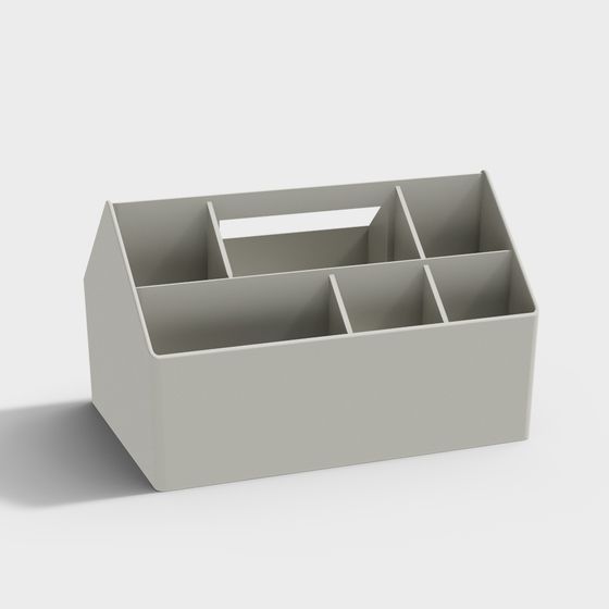 Multi-functional Storage Organizer 3D model for Modern Spaces