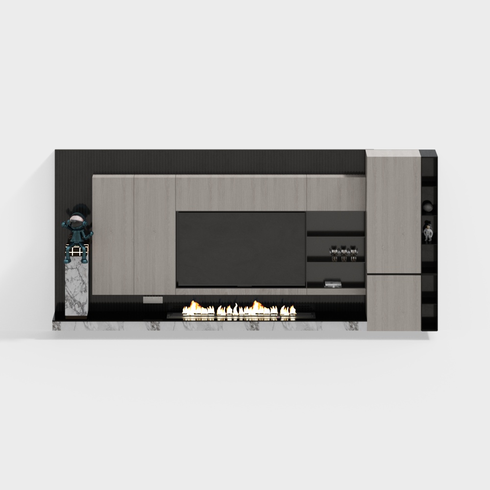 Mobile per parete TV moderna