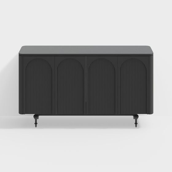 Urban Style Storage Cabinet 3D model