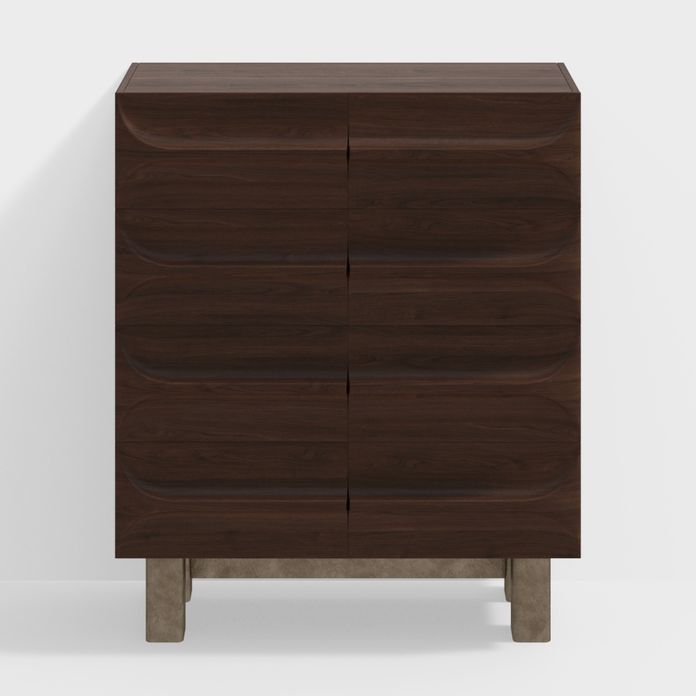 Ancient style side cabinet