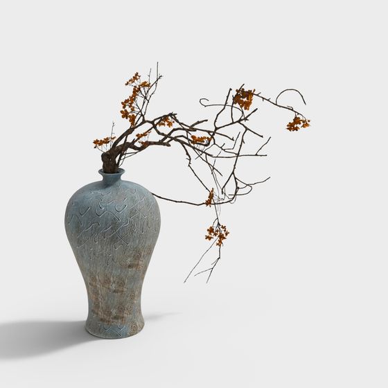 Autumn Essence Vase 3D model