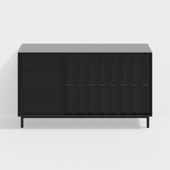 Urban Style Storage Cabinet 3D model