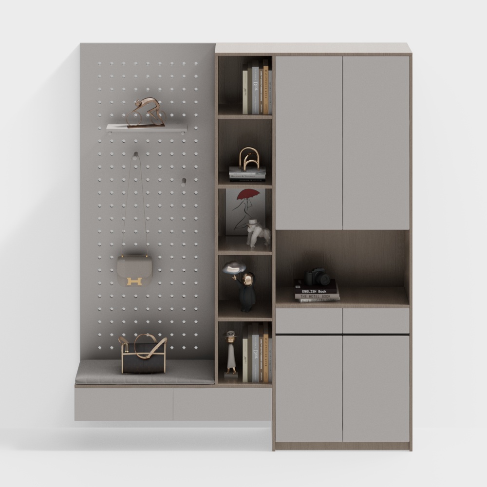 Armoire à chaussures d'entrée moderne