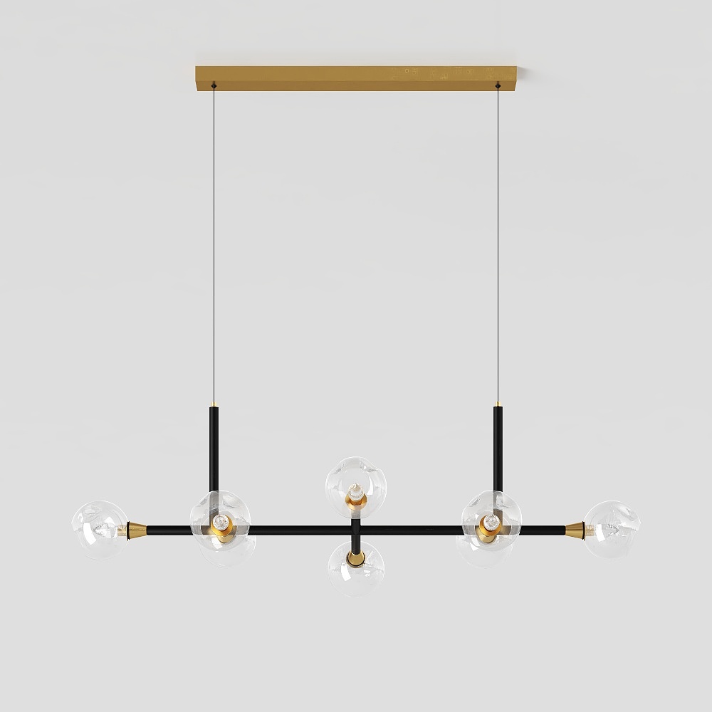 Elegant Low-Polygon Lighting Fixture – Golden Metal Design