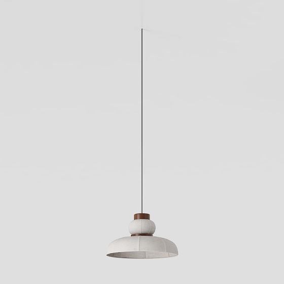 Elegant Modern Minimalist Chandelier 3D model
