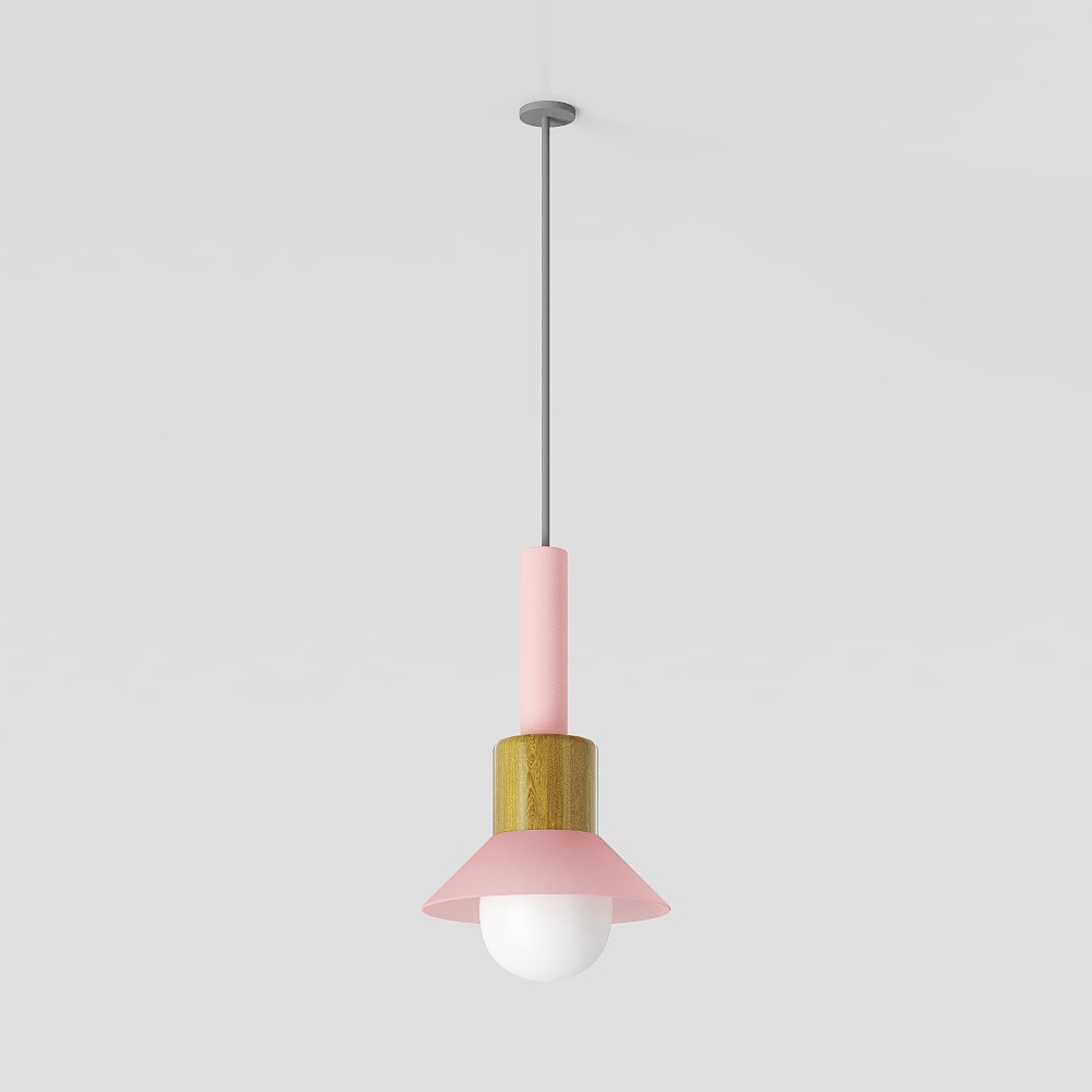 Nordic macaron pink pendant lights