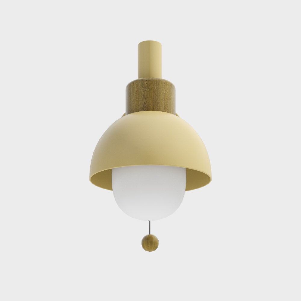 노르딕 마카롱 노랑 벽등