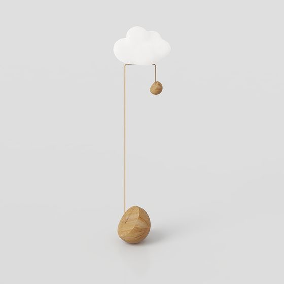 Balanced Cloud 3D Model