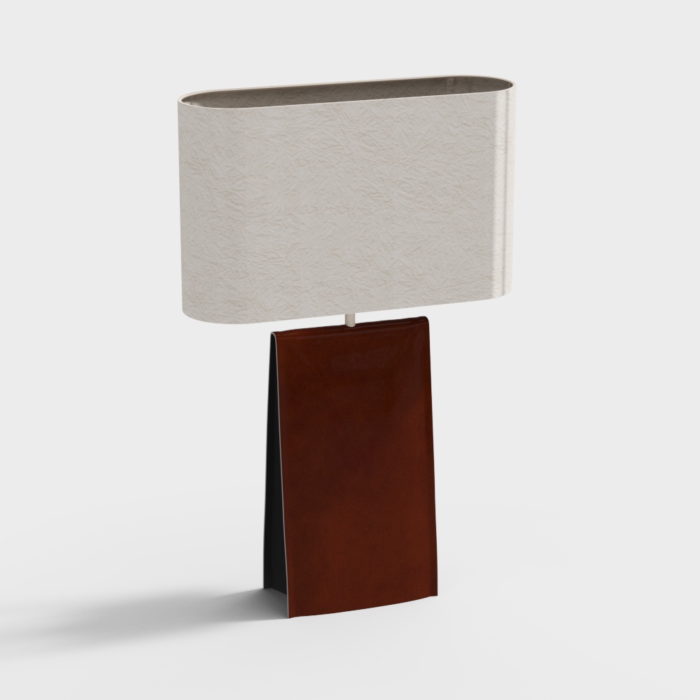 Elegant Minimalist Table Lamp 3D Model – Low-Poly Lighting