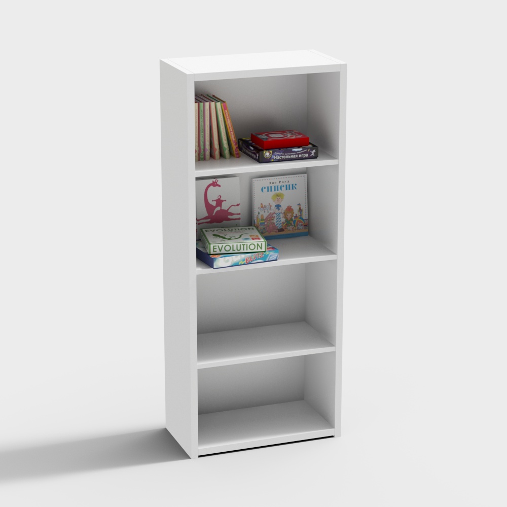 Modern children's wooden storage cabinet